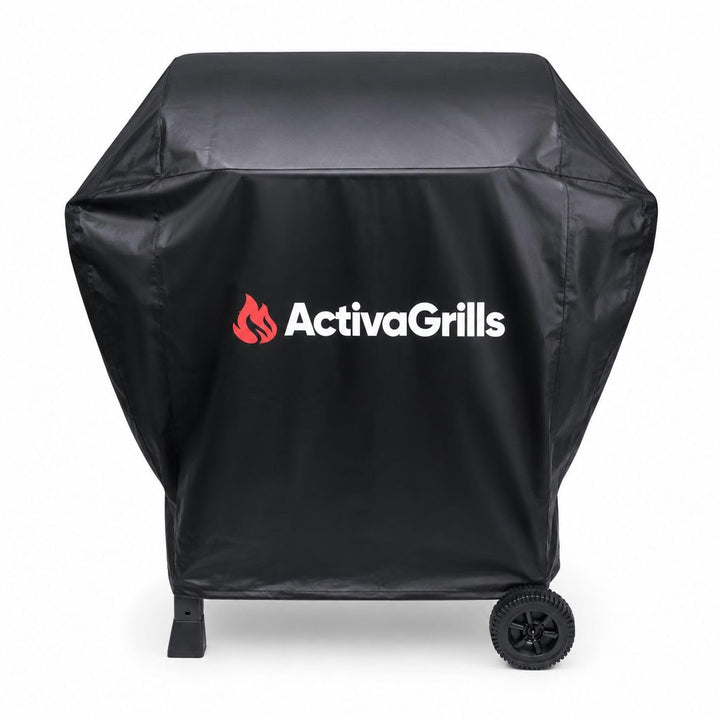 Holzkohlegrill mit Deckel, Gusseisenrost &amp; Abdeckhaube - Bild 6