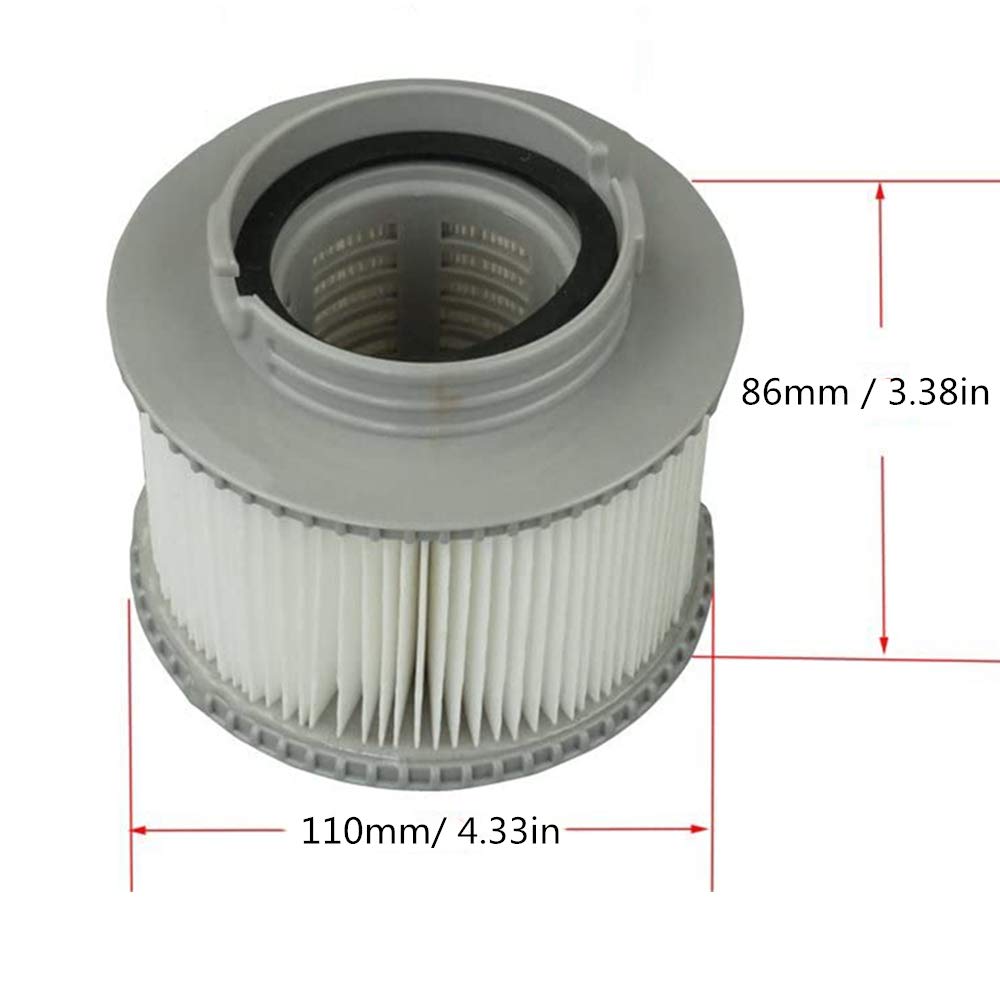 Filterkartusche für Whirlpool 8er-Set Ø11.5cm für MSPA Modelle - Bild 3