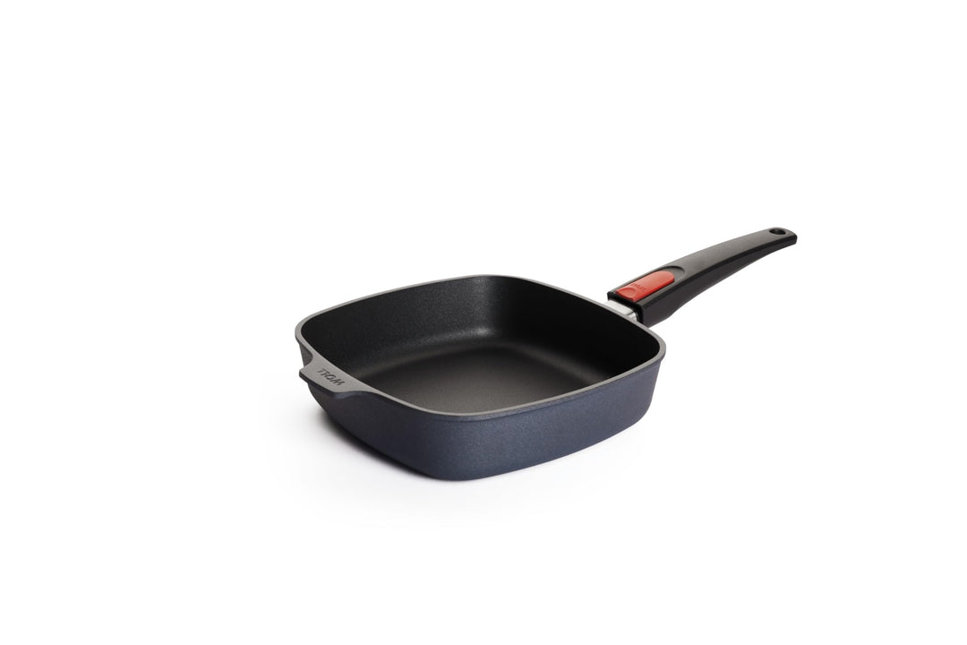 Guss-Pfanne viereckig Aluminium Antihaft 22x22 cm alle Herdarten