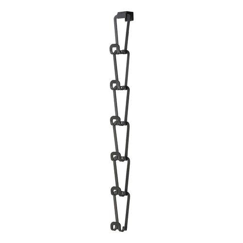 Taschengarderobe zum Hängen modular erweiterbar 8x77cm schwarz