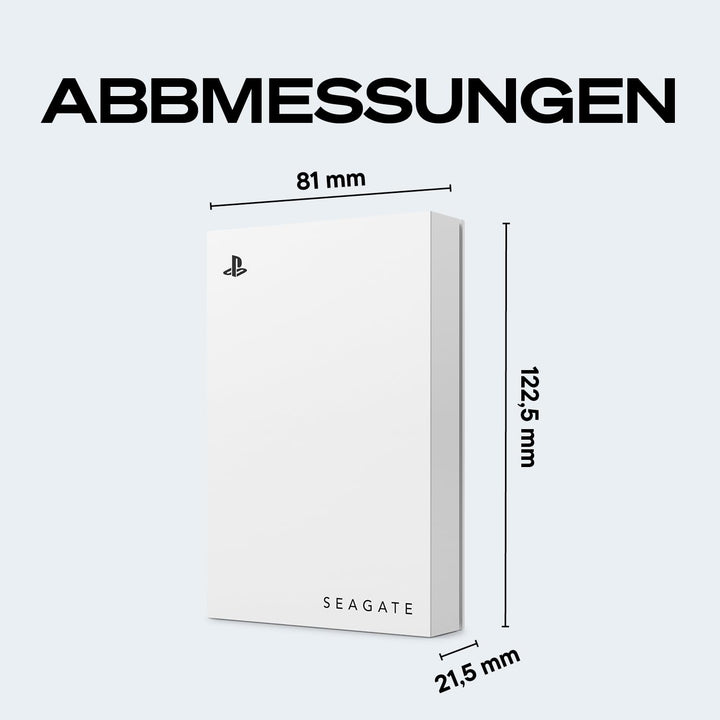 Externe Festplatte 5TB fuer PS4 und PS5 USB 3.0 weiss - Bild 3