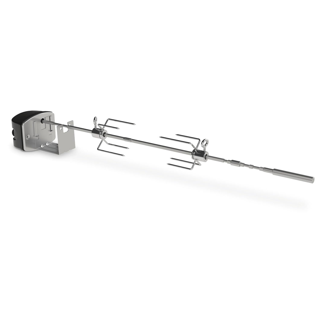 Drehspieß-Set Edelstahl für Spirit &amp; Searwood Grills bis 4,5 kg