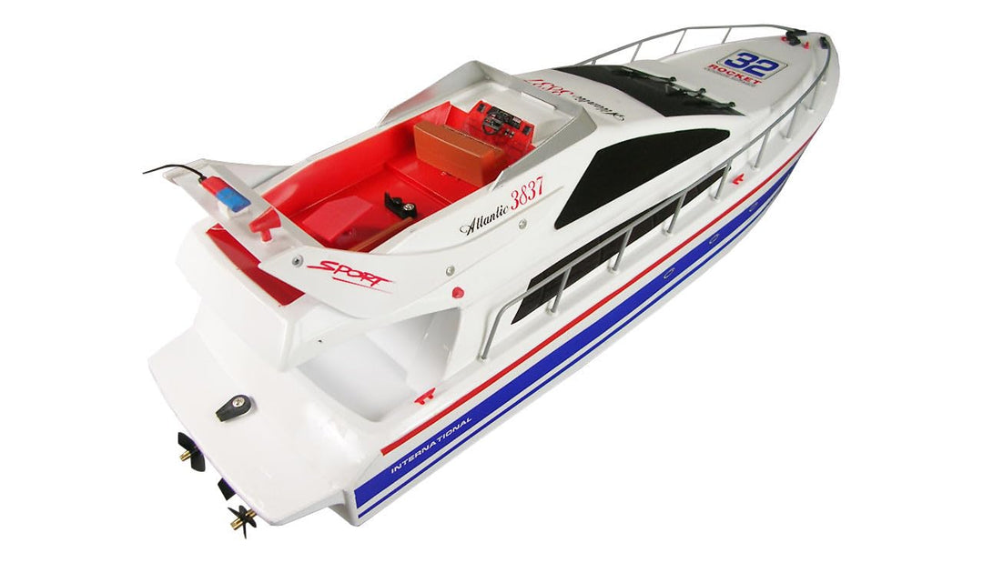 RC Speedboot Yacht 73 cm mit 2 Elektromotoren bis 23 km/h - Bild 4