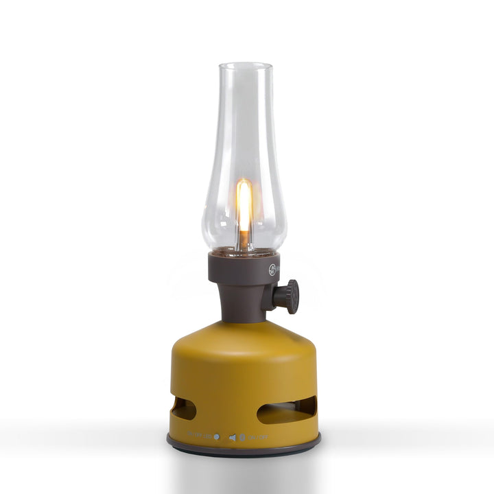 LED-Leuchte mit Bluetooth-Lautsprecher Corn-Gold Outdoor dimmbar
