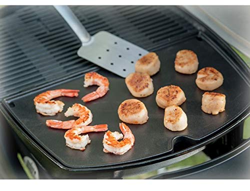 Gusseisen Grillplatte emailliert für Gasgrill 46x36 cm schwarz - Bild 3