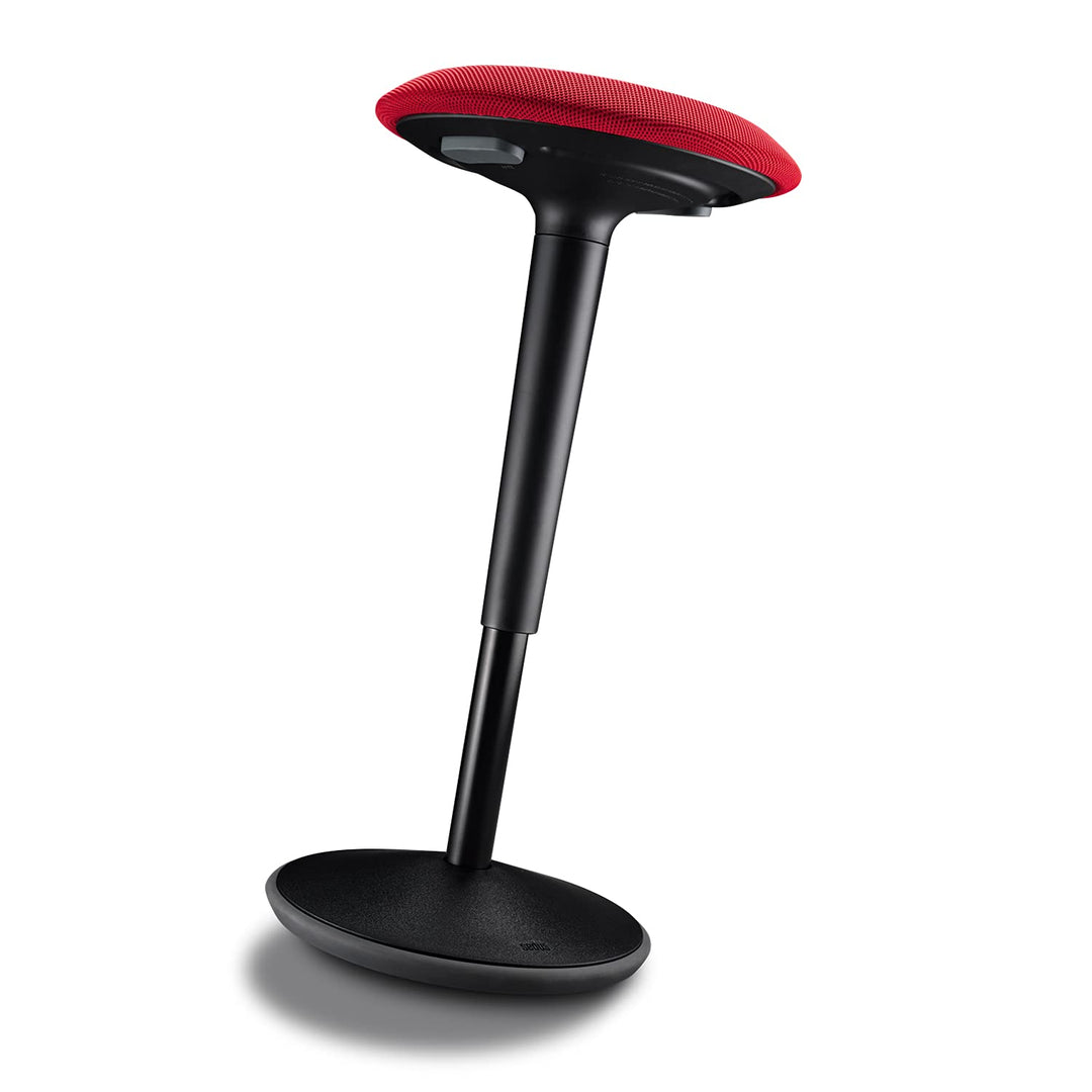 Ergonomischer Stehhocker höhenverstellbar 53–80 cm Kunststoff Rot - Bild 5