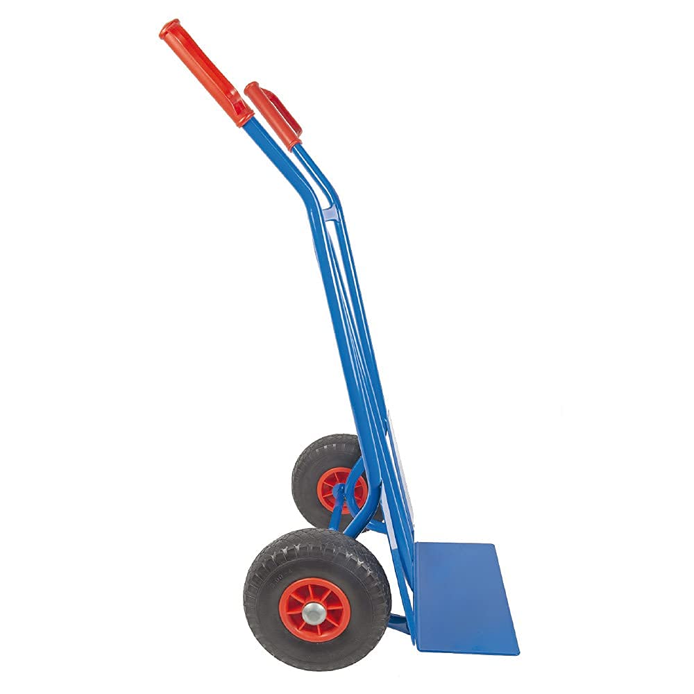 Sackkarre Stahl 250 kg mit pannensicheren PU-Rädern für Werkstatt - Bild 3