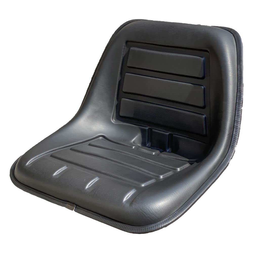 Traktorsitz Sitzschale PVC schwarz 500mm breit für Aufsitzmäher - Bild 2