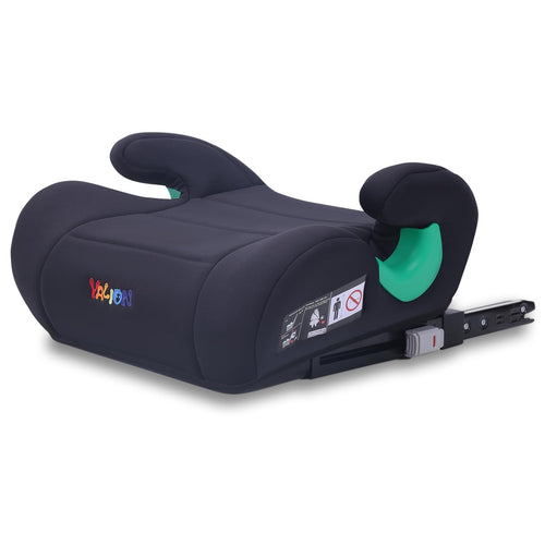 Kindersitzerhöhung mit ISOFIX i-Size für 125–150 cm, Schwarz