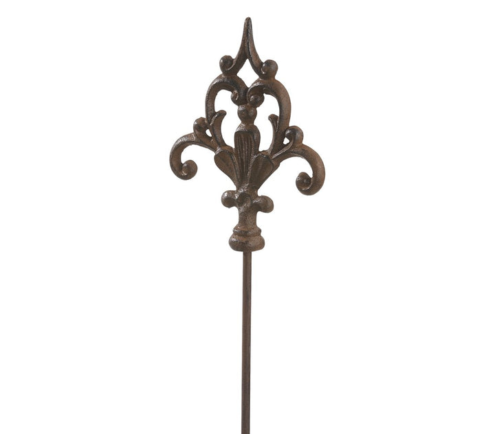 Gartenstäbe Gusseisen Ornament Speer 140 cm 6er-Set edelrostfarben - Bild 2