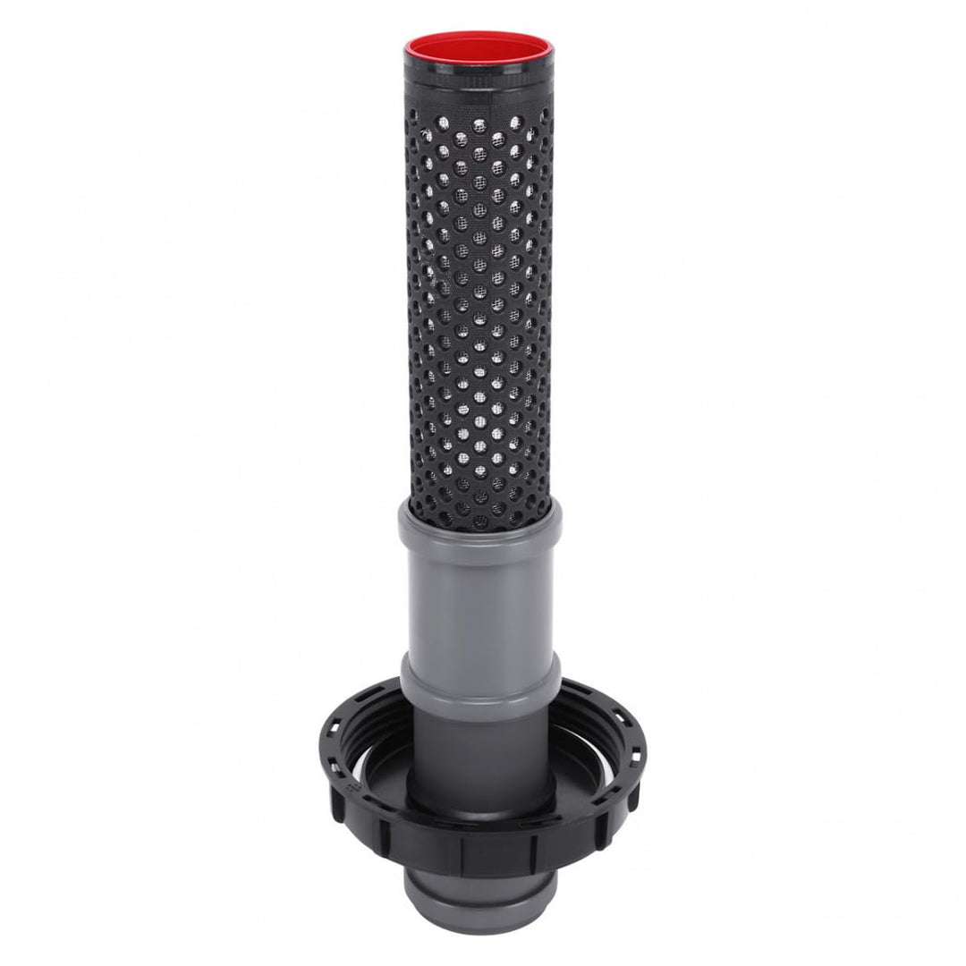 IBC Deckelfilter DN 150 mit HT-Rohr DN 75 für Regenwasser