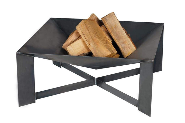 Feuerschale Rohstahl quadratisch 70x70 cm für Garten und Terrasse - Bild 4