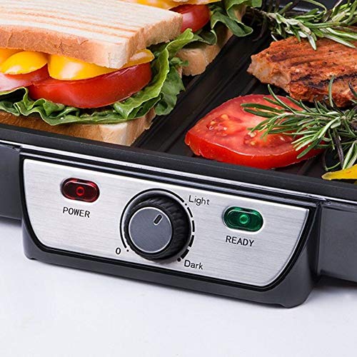 Elektro-Tischgrill Kontaktgrill 1800W mit Antihaftbeschichtung klappbar - Bild 8