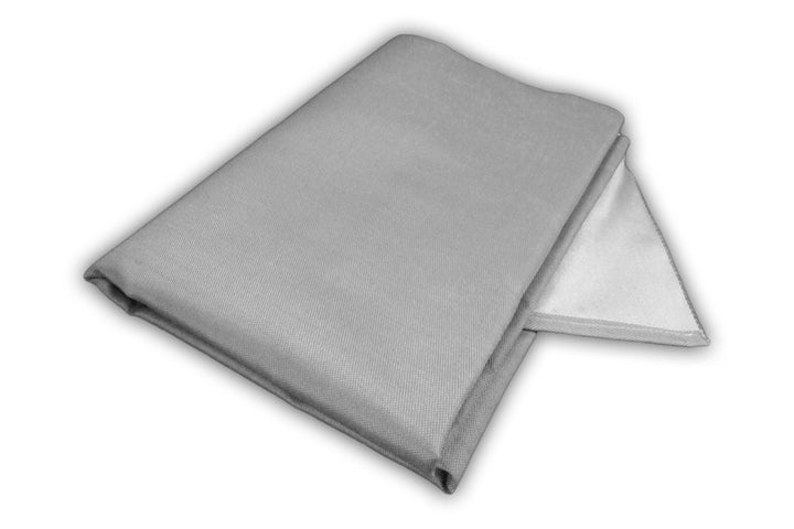 Bodenschutzmatte Kamin &amp; Grill feuerfest 550°C 1x1 m Grau