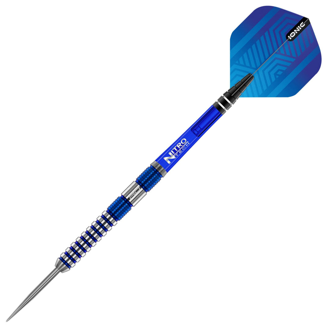 Dartpfeil-Set Wolfram 24g mit Flights und Nitrotech Shafts, 3er-Set - Bild 2