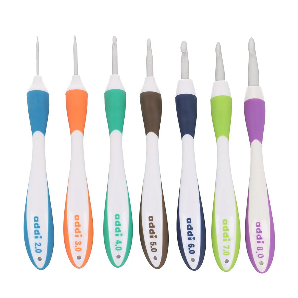 Häkelnadel-Set mit Etui 7 Nadeln ergonomisch 2-8 mm - Bild 2