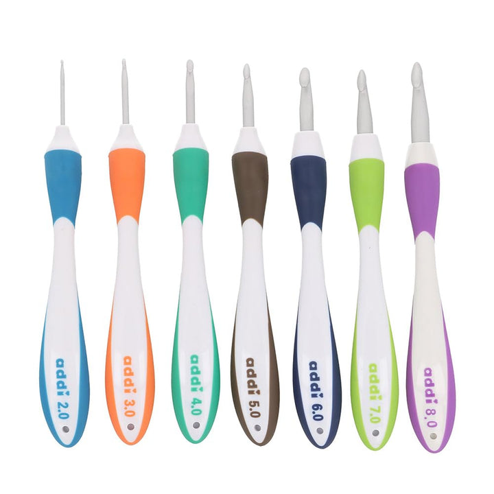 Häkelnadel-Set mit Etui 7 Nadeln ergonomisch 2-8 mm - Bild 2