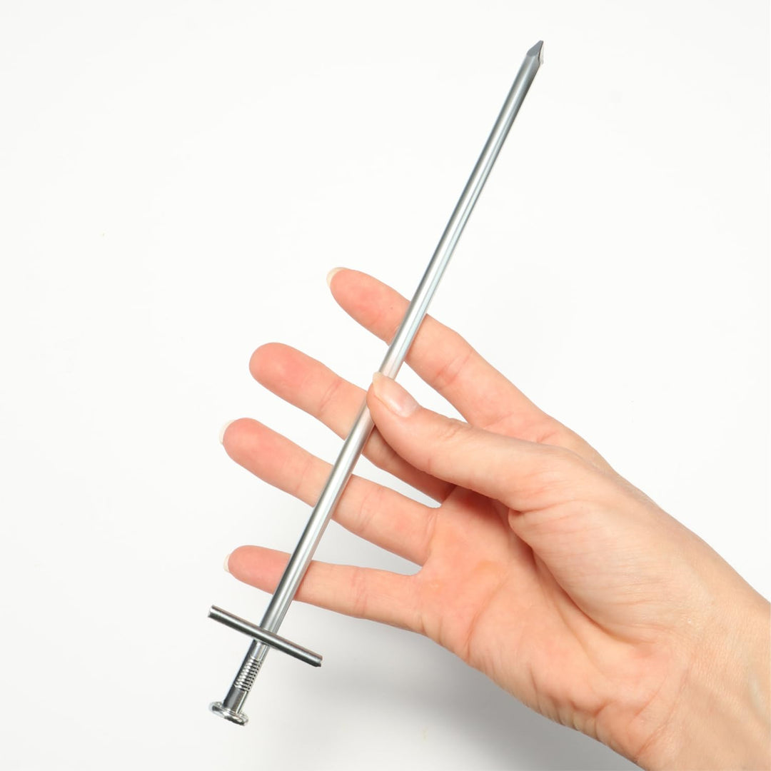 Zelt-Heringe Stahl Kreuzprofil 23 cm für harte Böden, 45 Stück - Bild 6