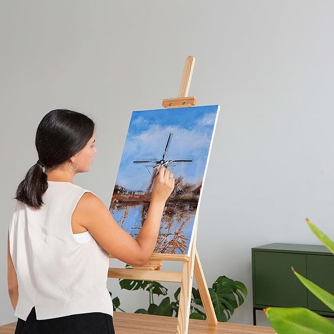 Keilrahmen Leinwand 40x60 cm 6er Set 280g/m² dreifach grundiert - Bild 5
