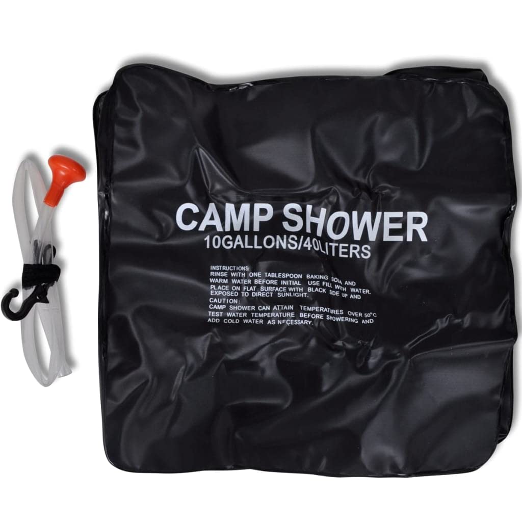 Campingdusche Solar 40 L PVC schwarz für Outdoor - Bild 2