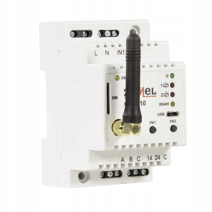 GSM Controller 2-Kanal Hutschiene 230V für SMS-Fernsteuerung