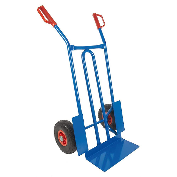 Sackkarre Stahl 250 kg mit pannensicheren PU-Rädern für Werkstatt