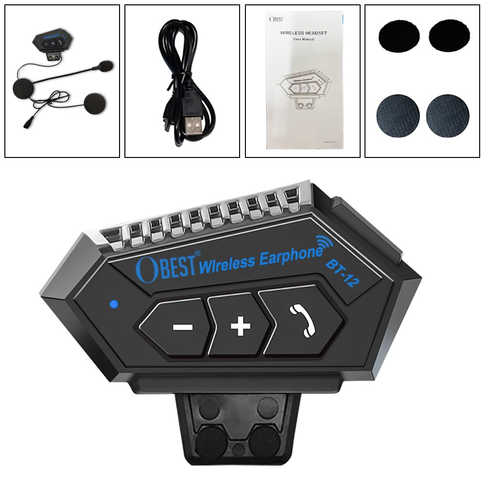 Motorrad Helm-Headset Bluetooth IP67 mit DSP-Rauschunterdrückung - Bild 8