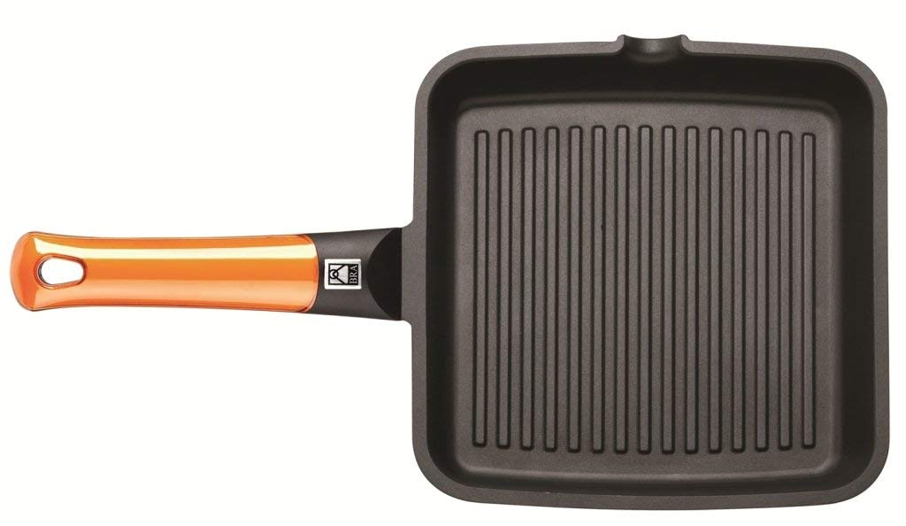 Grillpfanne Aluminiumguss 28 cm Antihaftbeschichtung Induktion - Bild 4