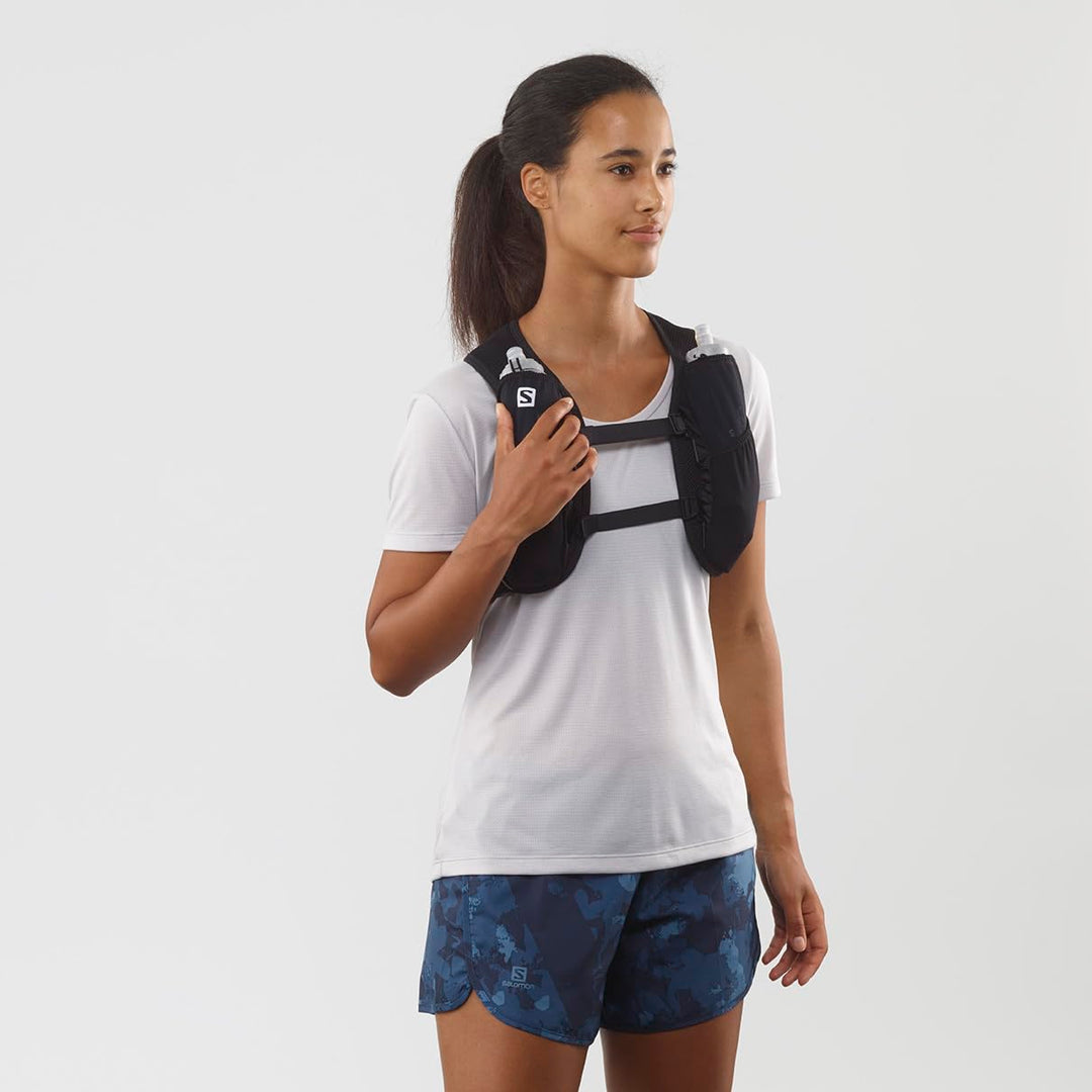 Trinkweste Unisex Schwarz minimalistisch für Trailrunning &amp; Wandern - Bild 2