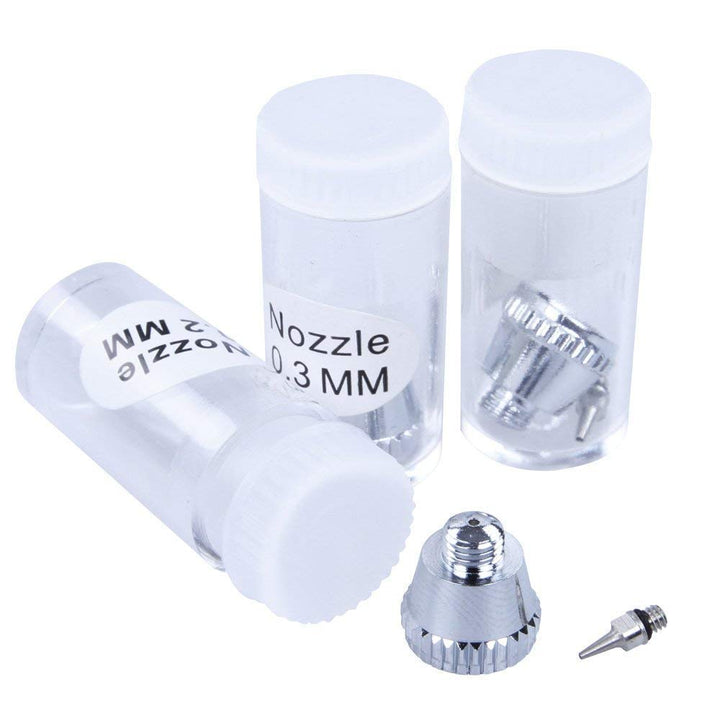 Airbrush-Set Double-Action 2 Pistolen 0,2–0,5 mm Düsen Profi-Set - Bild 7