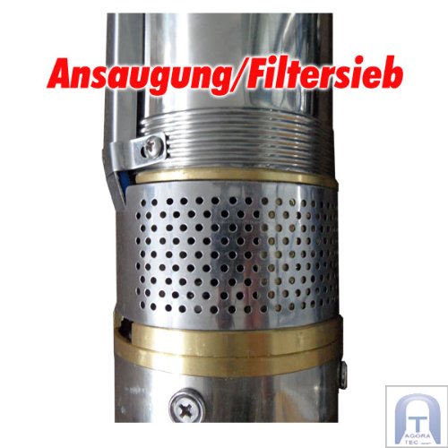 Tiefbrunnenpumpe 3 Zoll Edelstahl 1100W 144m Förderhöhe 30m Kabel - Bild 6