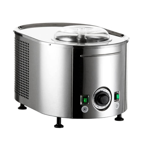 Eismaschine mit Kompressor Edelstahl 0,75 l Gelato Sorbet Slush