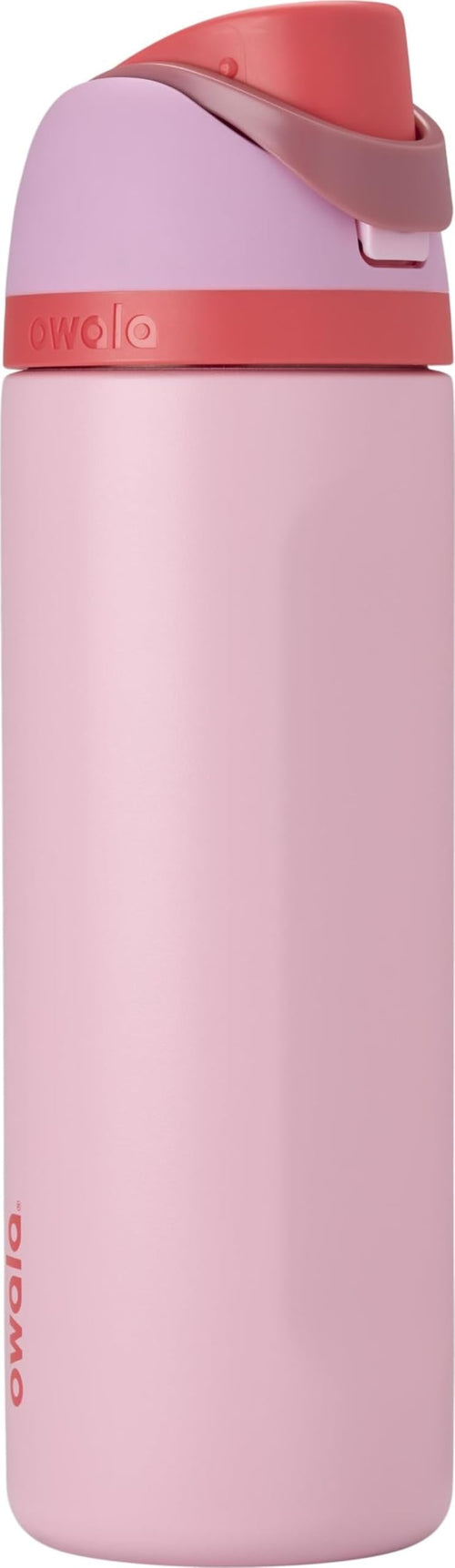 Isolierte Edelstahl-Trinkflasche 710ml 2-in-1 FreeSip Pink