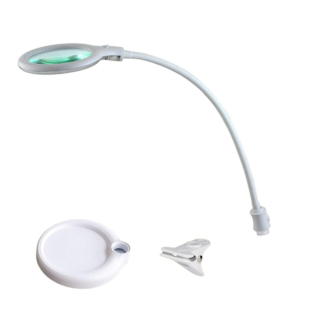Lupenleuchte LED mit Klemme 3 Dioptrien 550 Lumen Kosmetik Hobby