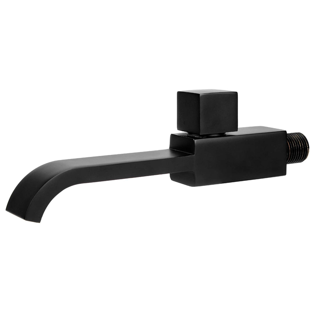 Wandarmatur Kaltwasser Messing Matt Schwarz G1/2 Waschbecken - Bild 9