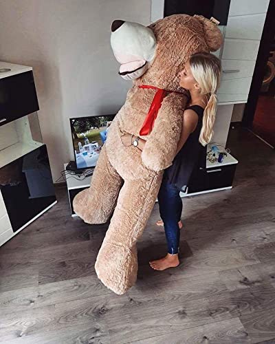 Teddybär XXL 200 cm Plüsch braun hypoallergen Kuscheltier - Bild 4