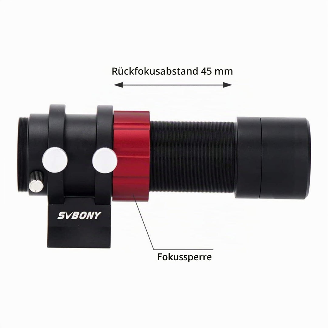 Sucherfernrohr 30mm Mini-Leitrohr f/4 für Astrofotografie - Bild 3