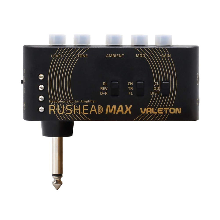 Gitarren-Kopfhörerverstärker mit Multieffekten USB-aufladbar 5h