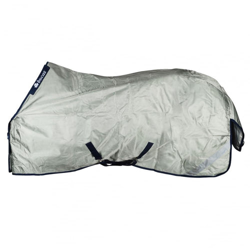 Weidedecke Pferd Light Stay-Dry 145 cm Silber atmungsaktiv