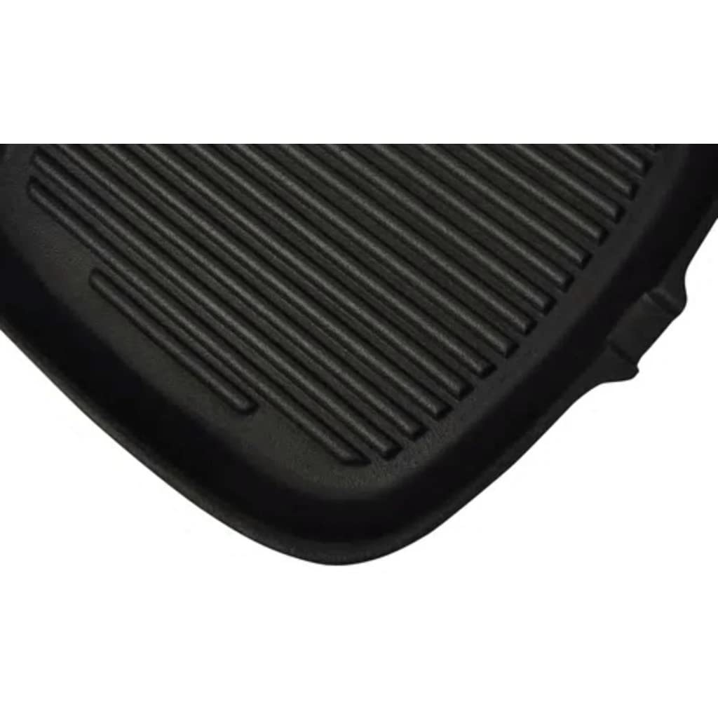 Grillpfanne Gusseisen gerippt 24x23 cm für alle Herdarten - Bild 5