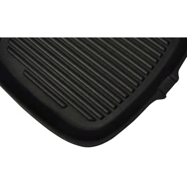 Grillpfanne Gusseisen gerippt 24x23 cm für alle Herdarten - Bild 5