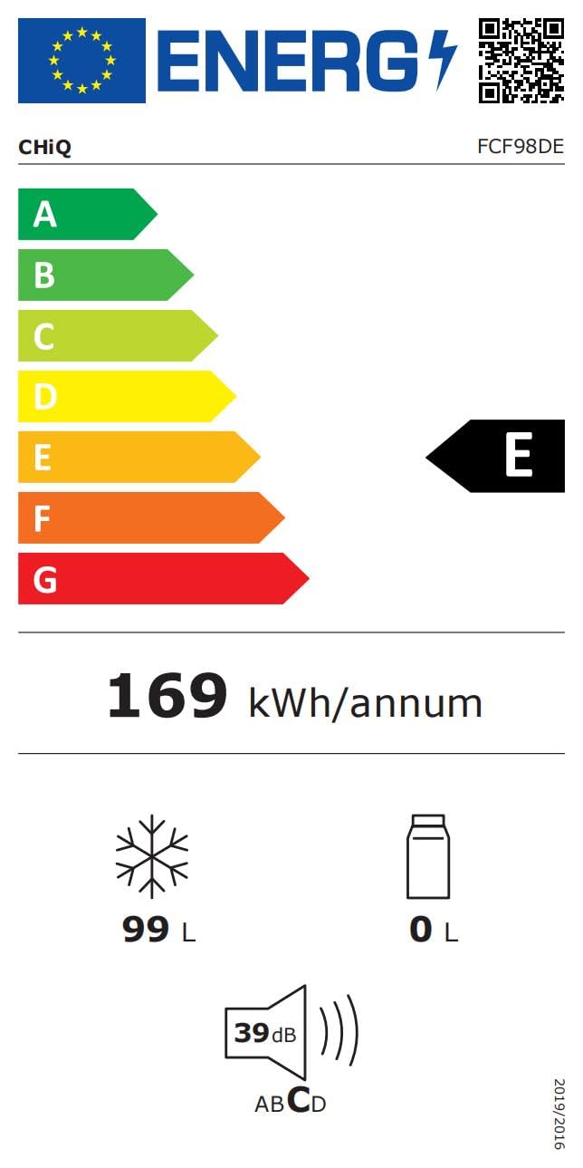 Gefriertruhe 99 L Freistehend mit LED und Schnellgefrierfunction