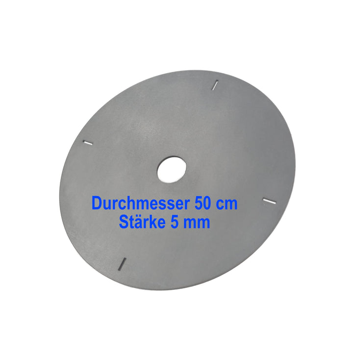 Raketenofen Stahl 3mm Stecksystem mit 5mm Grillplatte Camping - Bild 3