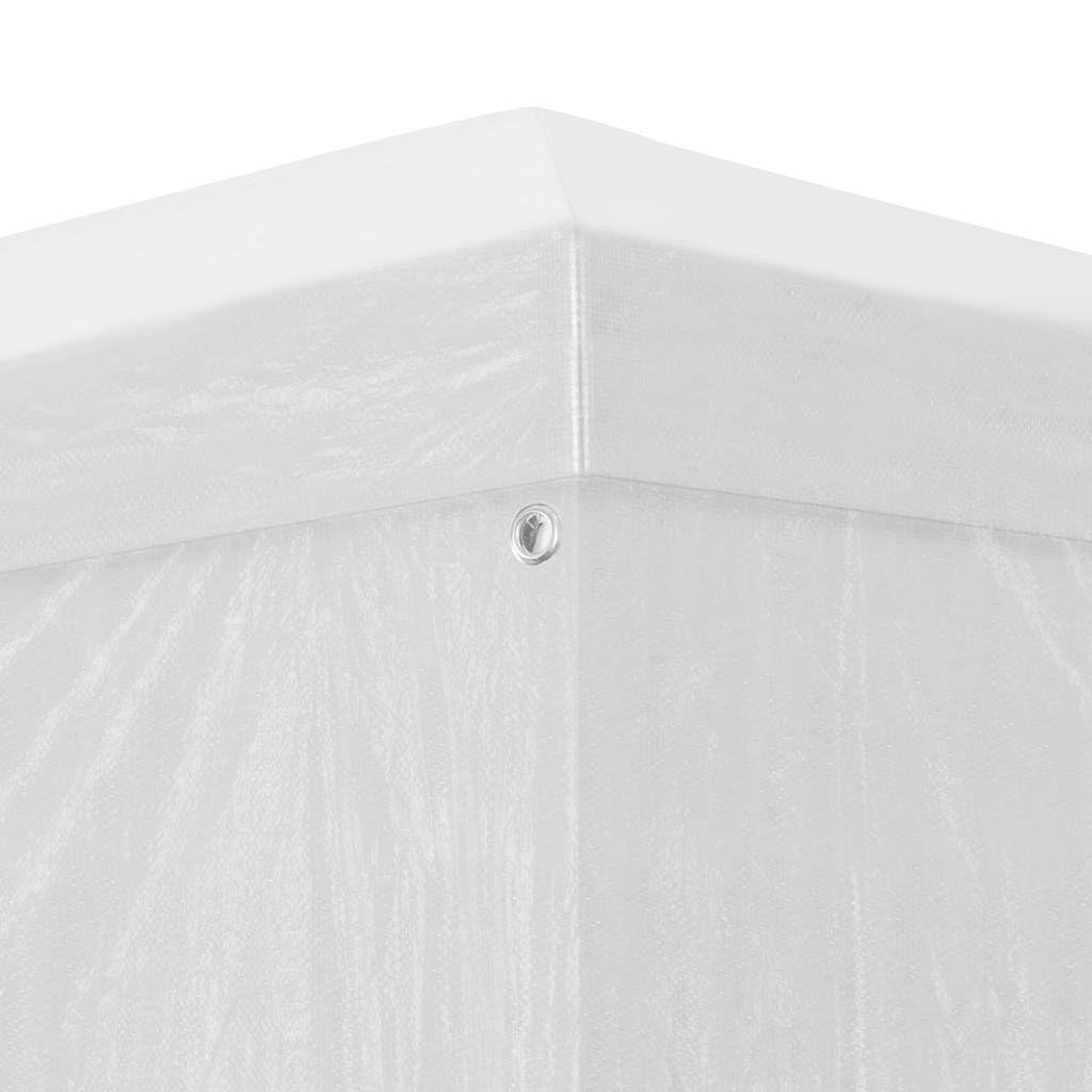 Partyzelt 3x4 m Stahl Polyethylen-Dach wetterfest Weiss - Bild 6