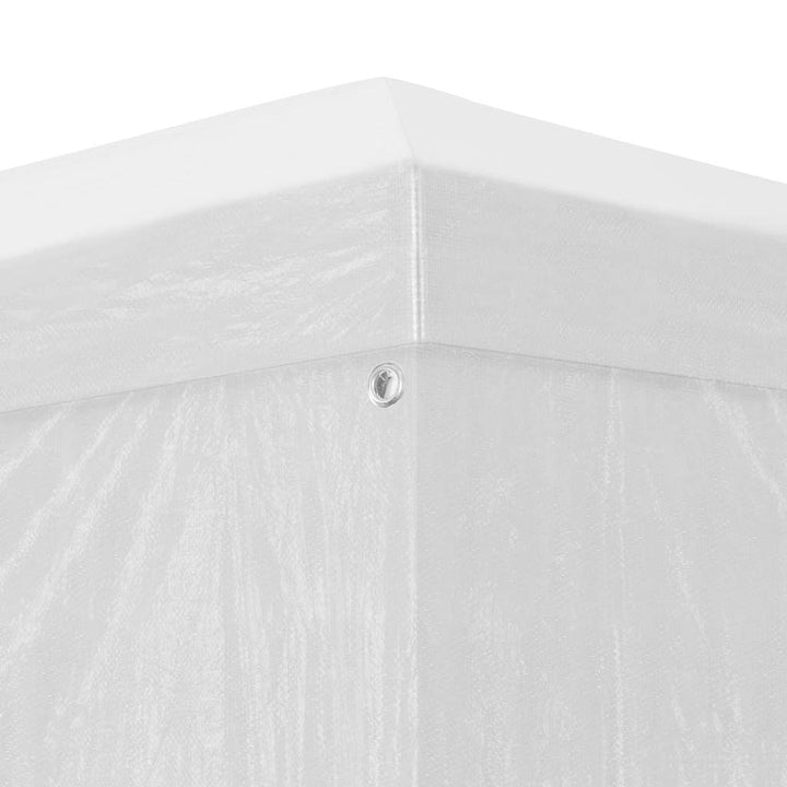 Partyzelt 3x4 m Stahl Polyethylen-Dach wetterfest Weiss - Bild 6