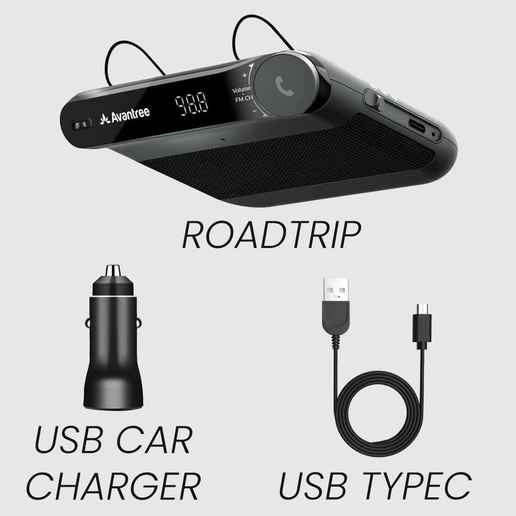 Bluetooth Freisprecheinrichtung Auto 2-in-1 FM-Sender mit Mikrofon - Bild 7