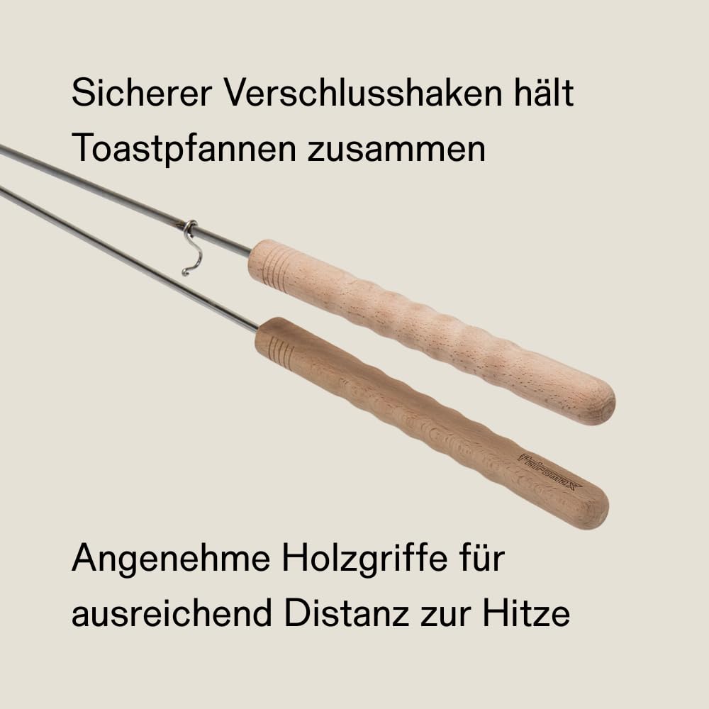 Sandwicheisen Gusseisen für Grill, Lagerfeuer &amp; Camping - Bild 7