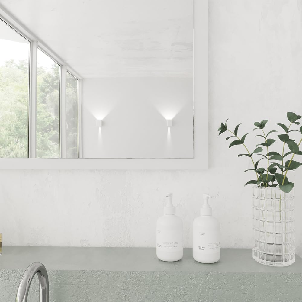 Badspiegel mit Rahmen Weiss 45x60 cm Spanplatte Glas - Bild 5
