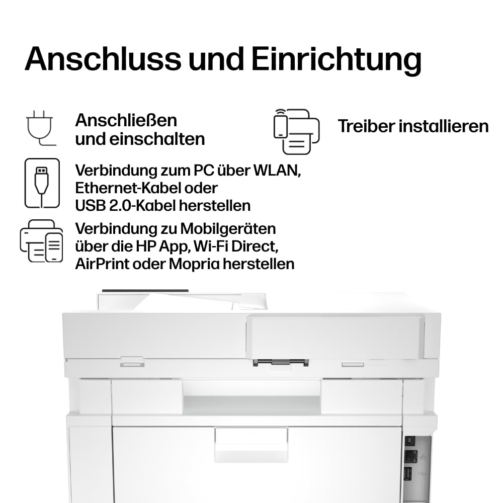 Farblaserdrucker A4 Multifunktion 33 S/min Duplex Wi-Fi Ethernet - Bild 5