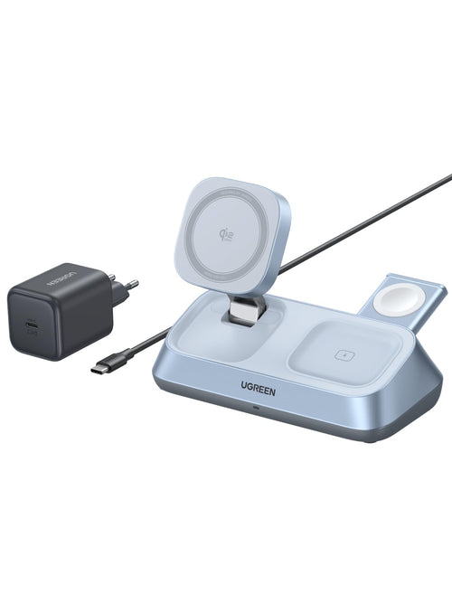 3-in-1 Wireless Charger Qi2 25W für iPhone, Watch & AirPods